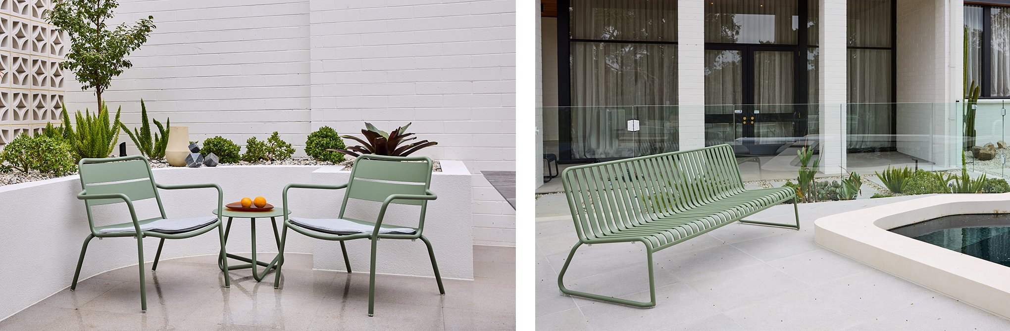 Modern, versatile lounge seating for restaurants, homes, gardens and cafes, by Zaneti