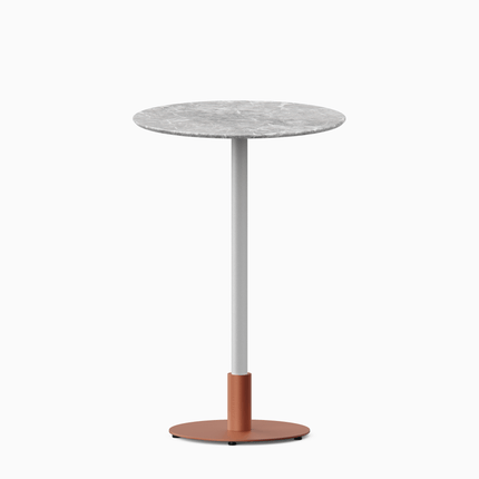 Pillar Bar Table P210 (Marble) - Zaneti - Italian Colourful Living