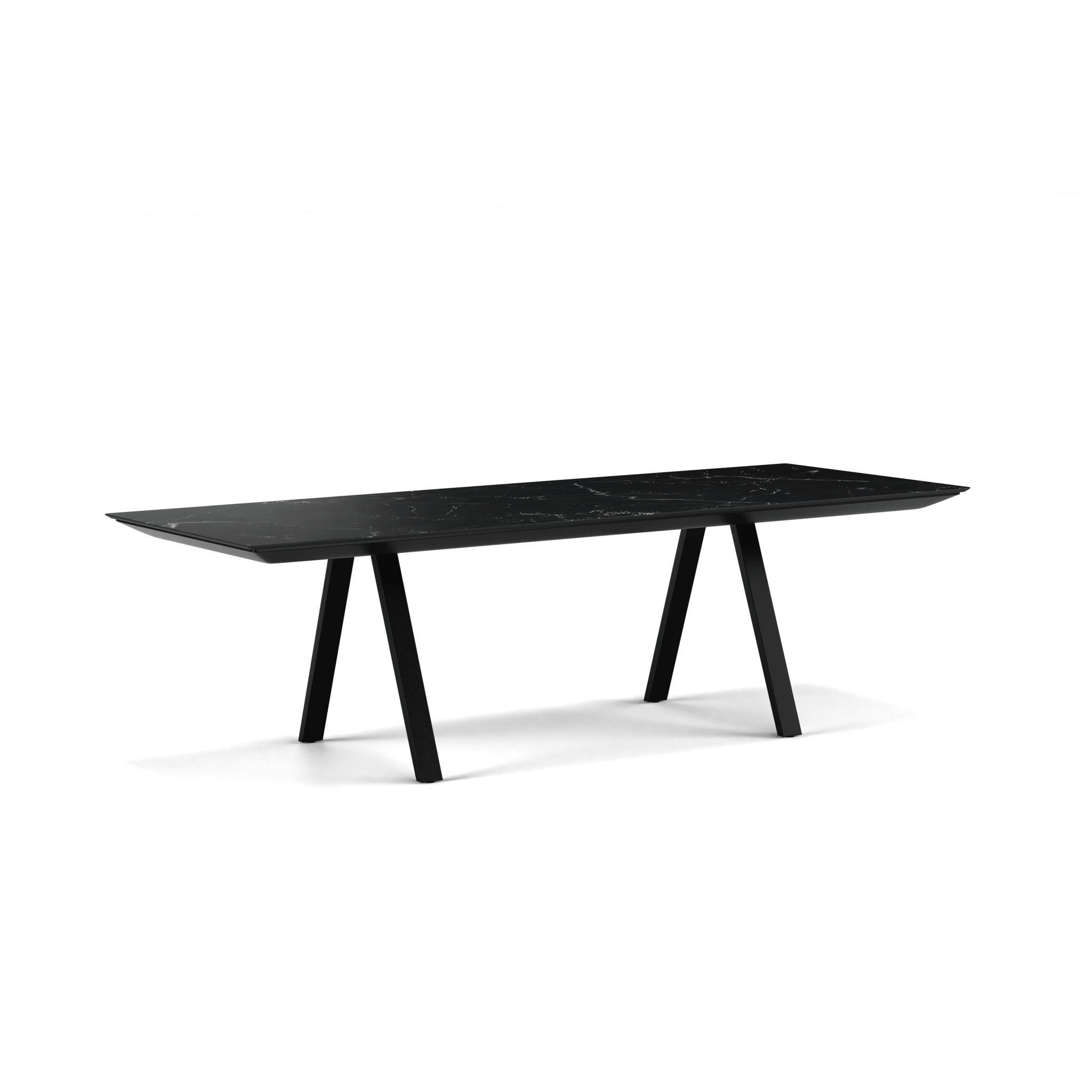 Table basse transformable en Fenix et métal Made in Italy